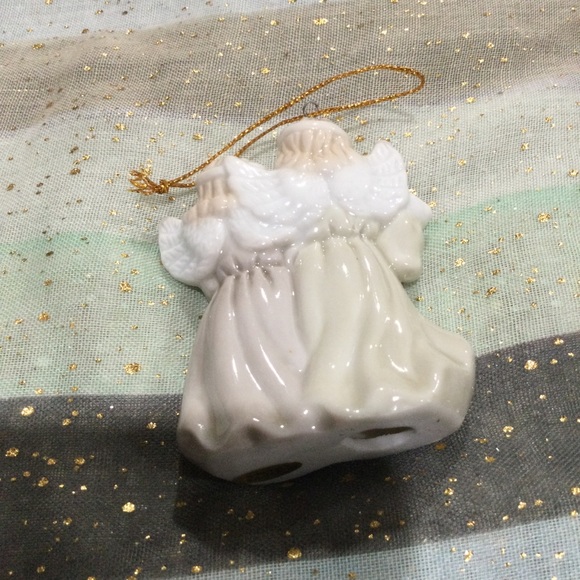 Porcelain Angels Christmas Ornament - Picture 3 of 4